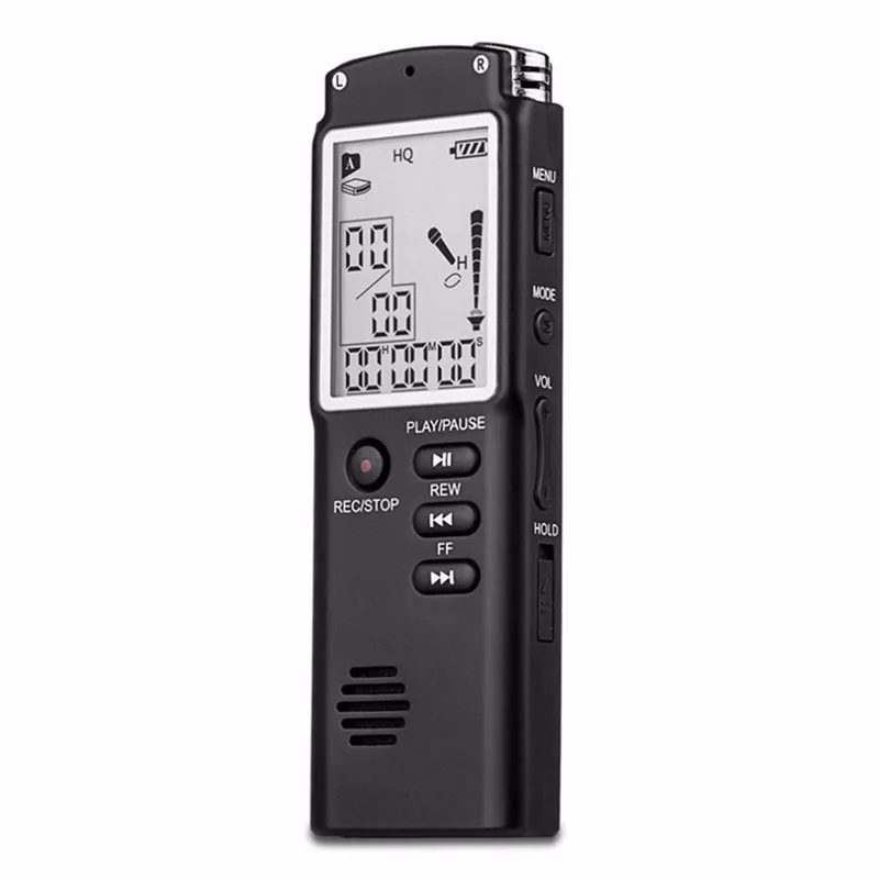 T60 Professional 8GB Time Display Recording Pen Digital Voice Audio Recorder portable mini Dictaphone with MP3 Player