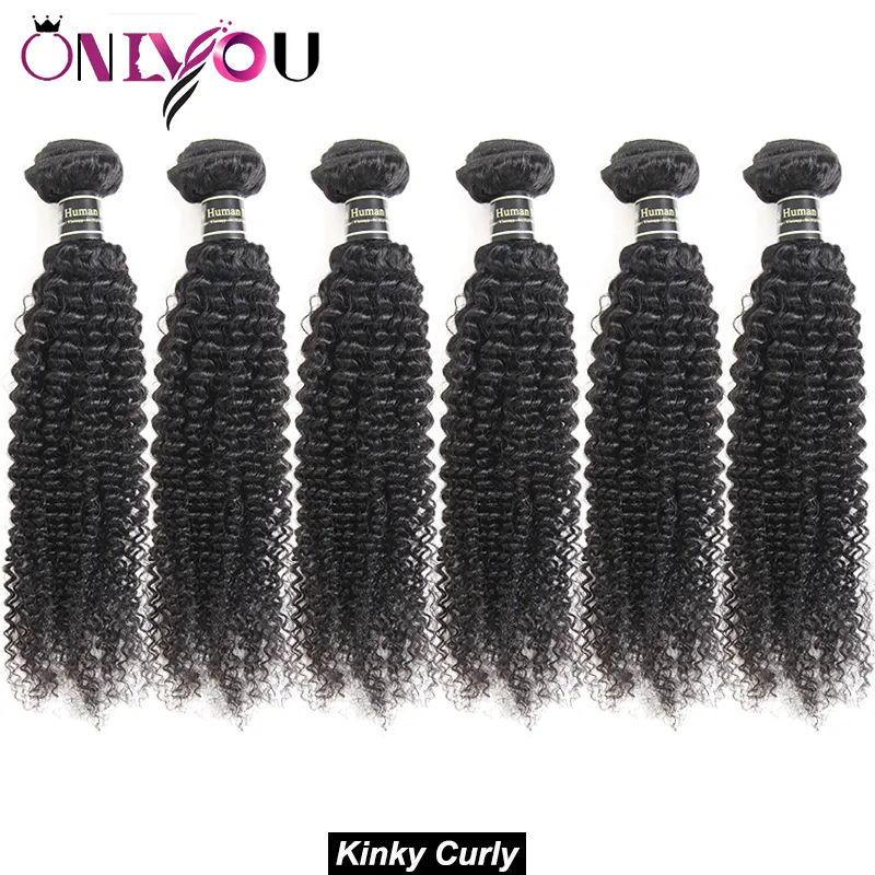 9A Brazilian Virgin Human Hair Extensions 10 bundles Weaves Bundles Silky Straight Body Deep Water Wave Kinky Curly Human Hair Wefts