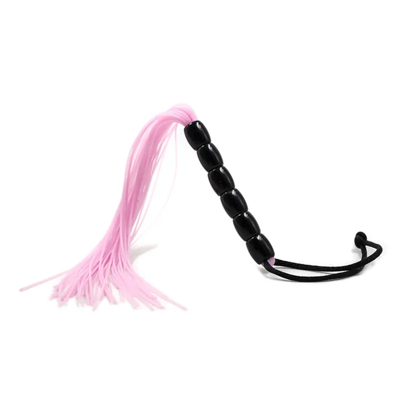 Petit Silicone Sex Whip Flogger Fétiche Bdsm Sex Toy Pour Couples Femmes Fessée Paddle Jeux Adultes Bondage Contraintes Produit de Sexe