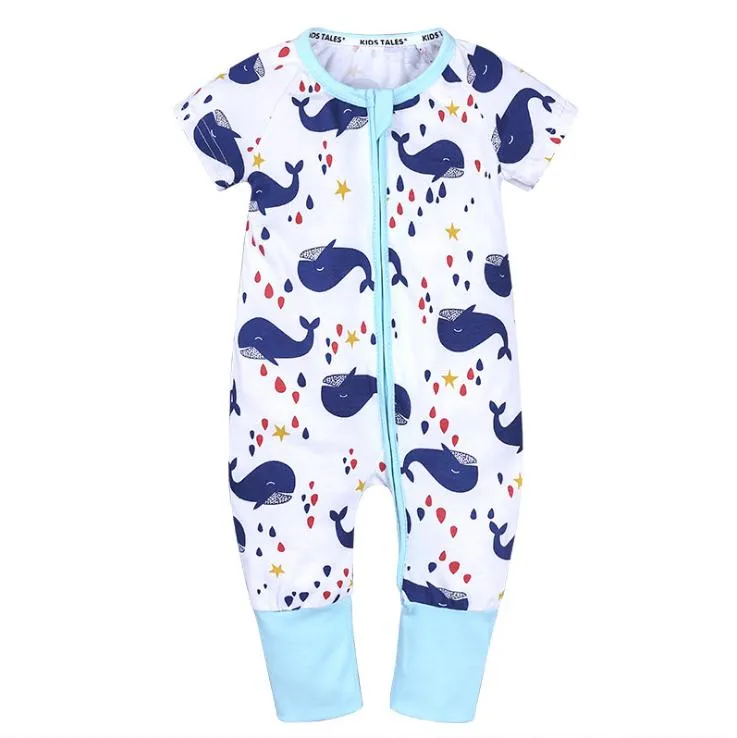 Newborn Baby Rompers Cotton Baby Boy Clothes Animal Infant Jumpsuits Summer Bebe Clothes Short Sleeve Baby Girls Rompers