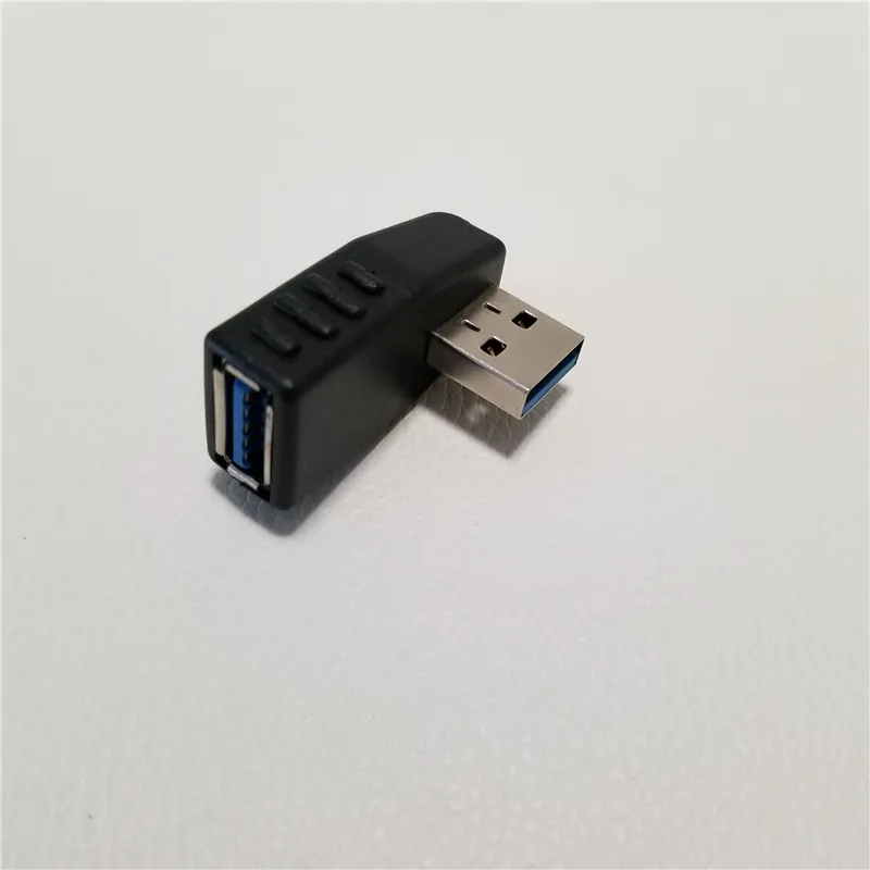 Direção do ângulo reto de 90 graus USB 3.0 TIPO A MASCO PARA FEMANHO M/F CONECTOR