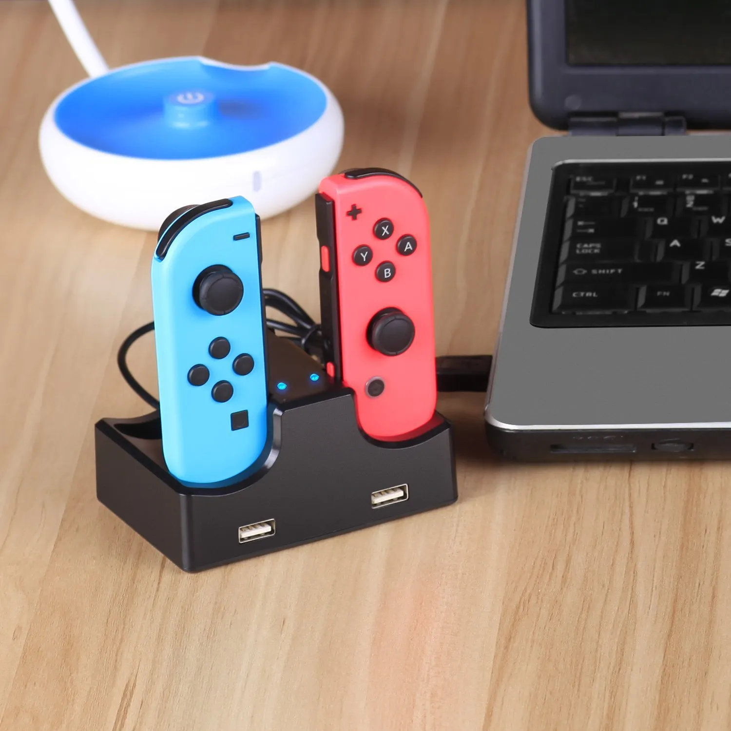 Iplay 4 In 1 Charging Dock Station LED  Cradle For Nintendo Switch 4 Joy-Con Controllers Nintend Switch NS Charging Stand 