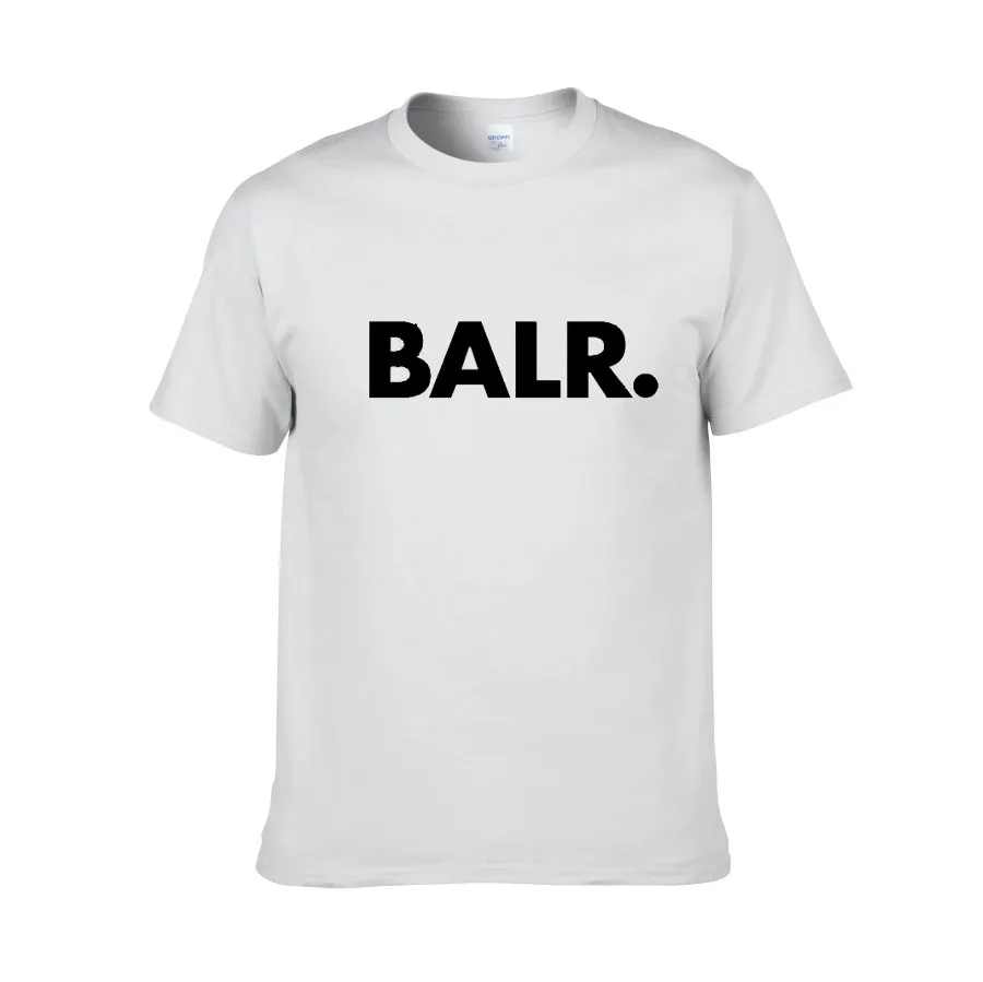2018 new summer brand BALR clothing O-neck youth men's T-shirt printing Hip Hop t-shirt 100% cotton fashion men T-shirts