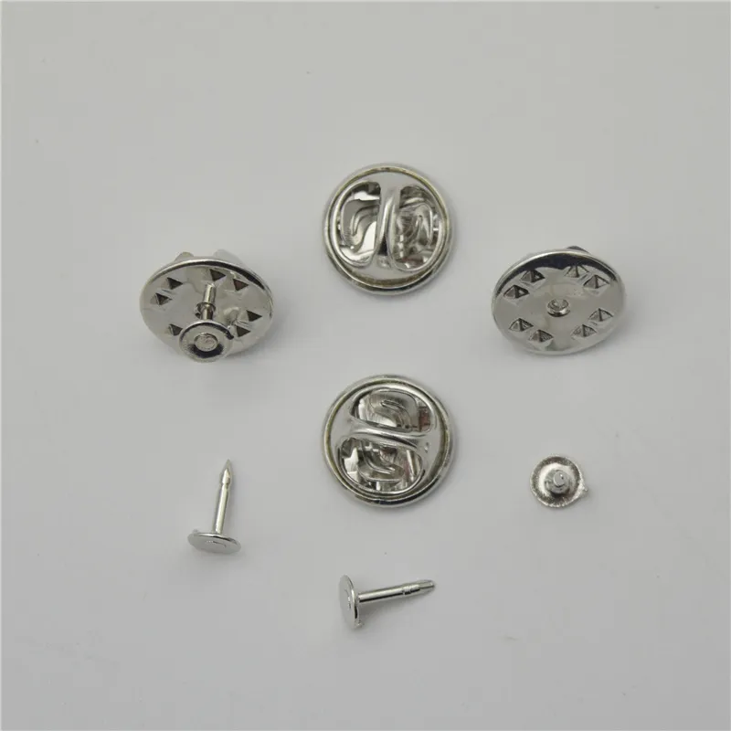 100 ensembles cuivre support métallique broche broches Badge broche support de Base pour bijoux à bricoler soi-même Making324C