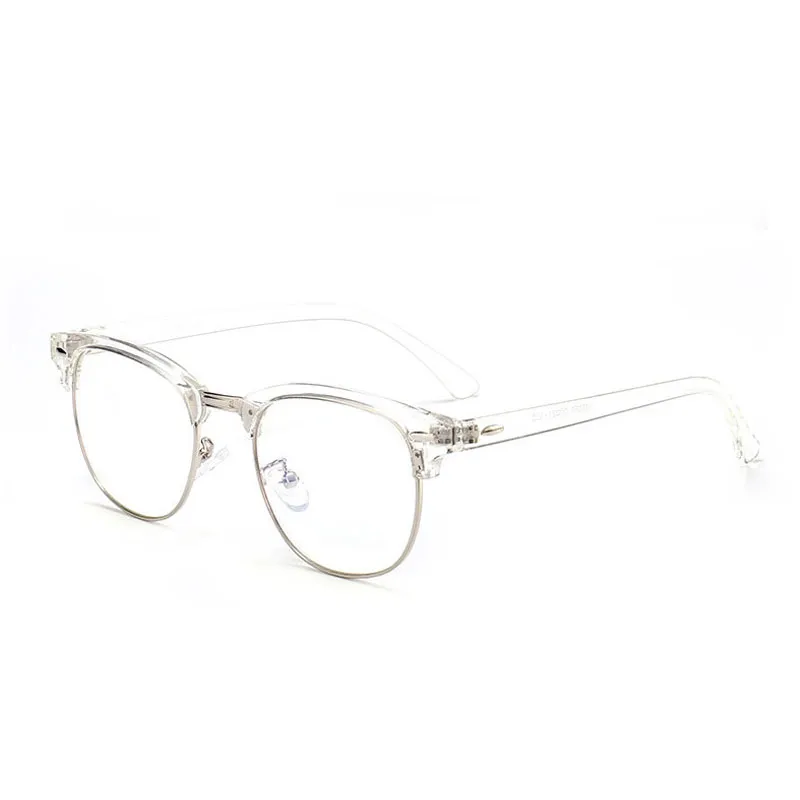 2020 Klasyczne nitu pół ramki okulary okulary vintage retro optica oko oka ramy mężczyźni kobiety czyste okulary okulisty okulos de2708