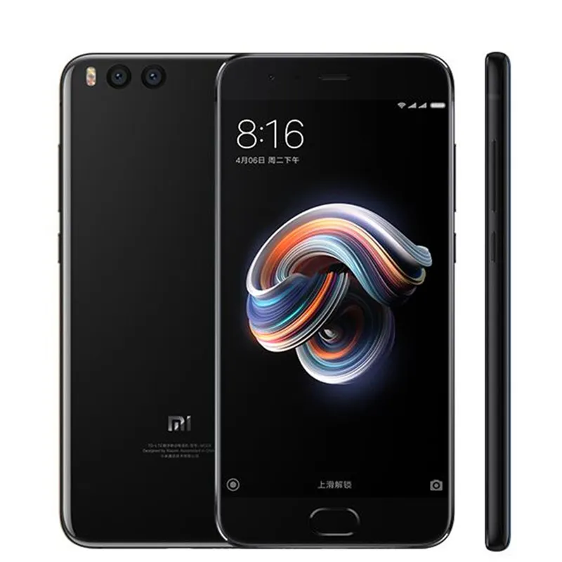 Original Xiaomi Mi Note 3 4G LTE Cell Phone 4GB RAM 64GB ROM Snapdragon 660 Octa Core Android 5.5" Screen 16.0MP NFC Fingerprint ID Face 3500mAh Smart Mobile Phone