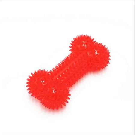 Dog Toy Pet Dog Chew Squeak Toy for Large Dog Interactive Bone Teeth Cleaning Rubber Elasticity Puppy2151