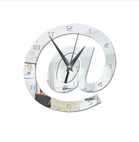 Digitale 3D-Wanduhr in Buchstabenform, groß, dekorativ, modernes Design, große geräuschlose Acryl-Küchenuhr, Wandbild für Heimdekoration 600572586