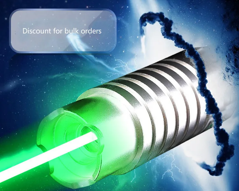 Super 532nm Green Laser Pointer Flashlight Shape Big Portable Laser Lazer Pointer 15000m with Caps Powerful