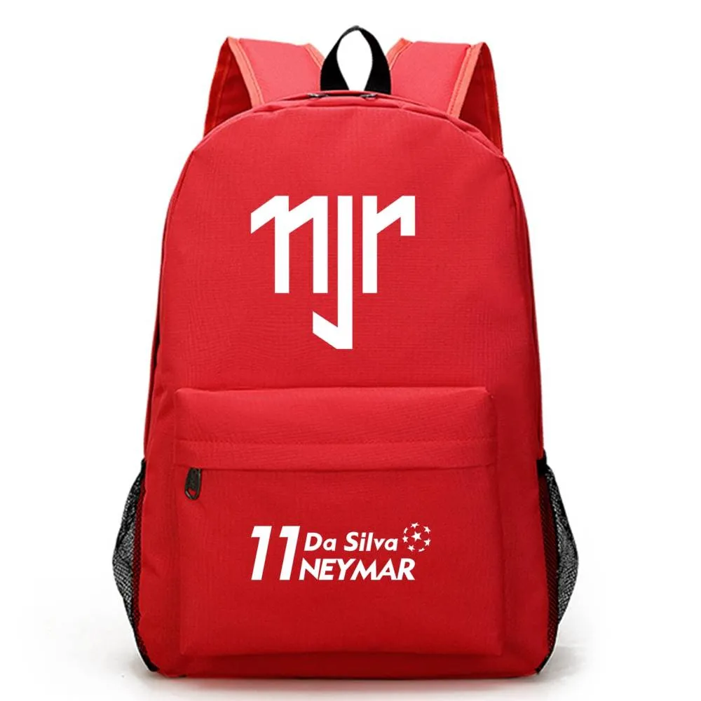 Neymar JR Canvas Backpack Men Women Backpacks Travel Bag Boy Girl School Bag For Teenagers Foot Ball RuckSack Mochila Escolar276C