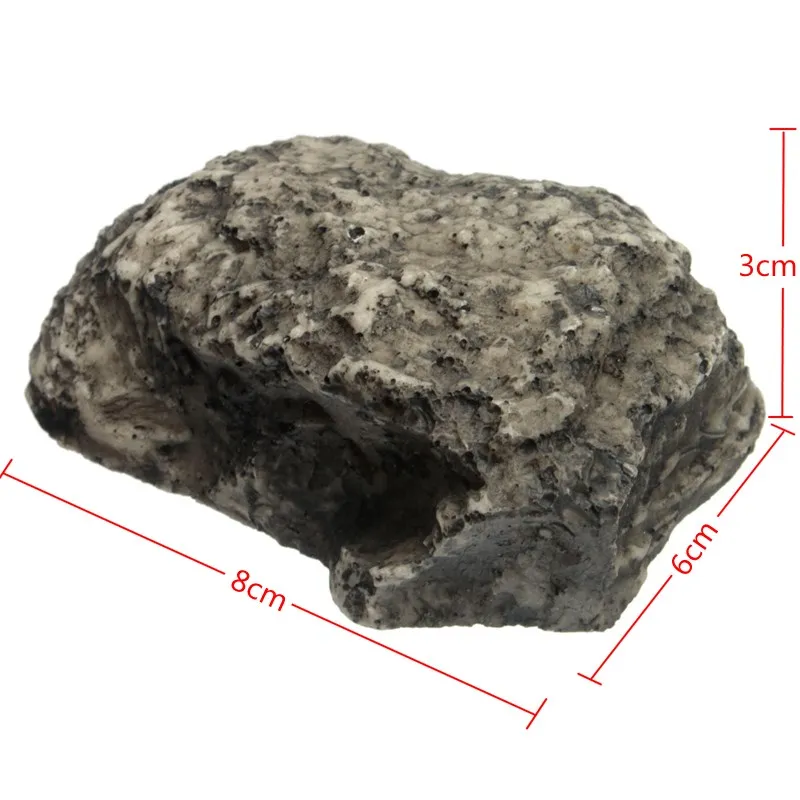 مربع مفتاح الصخور إخفاء في الحجر الأمنية آمنة تخزين منظم باب العلبة مخبأة في الهواء الطلق حديقة الزخرفة 6x8x3cm حامل الصخور 22217