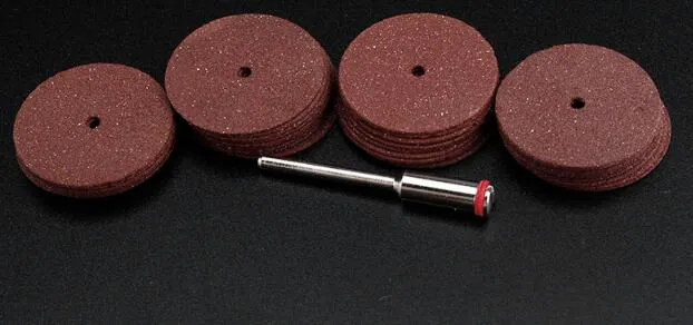 35 unids / lote 23mm Mini Placa de Corte de Resina de Alta Velocidad Muela de corte de la rueda de metal de corte de plástico accesorios de molienda eléctrica