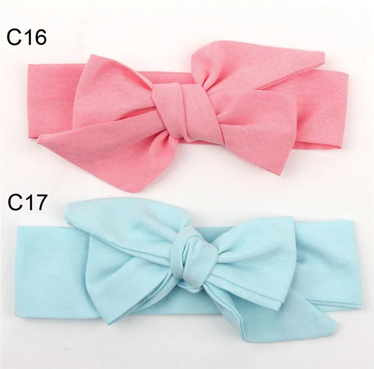 Nuevo Multi estilo Banda para el cabello para niños bebés niñas arco iris bowknot cinta para el cabello regalo de los niños DIY Arcos para el cabello Accesorios de control ondulado T1G115