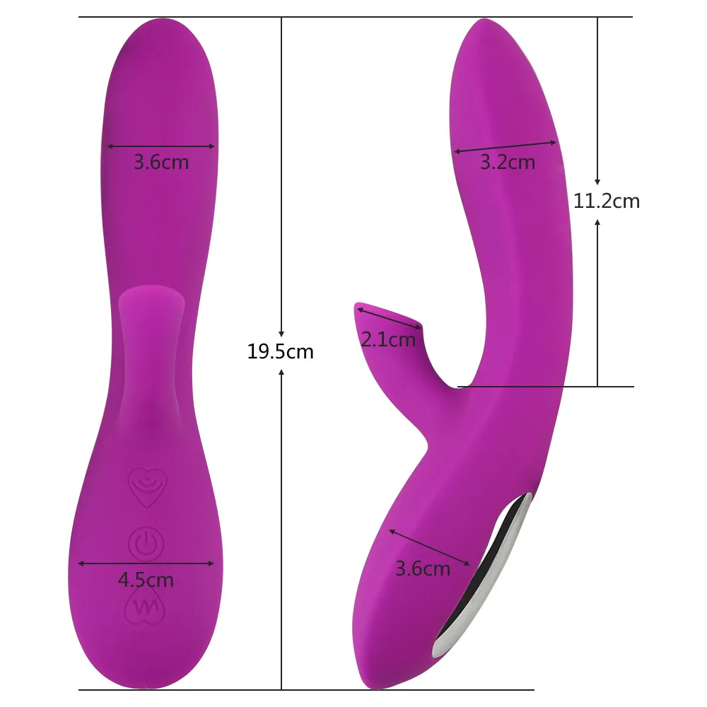 Man Nuo G Point Clitoris Vibrator Sex Toys for Women Clit Sucker Nipple Subking調整可能12吸引12振動USB充電S11334842