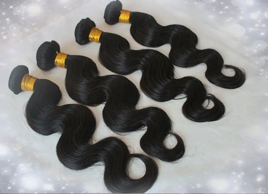 Factory Discount Price ! Brazilian human Hair extensions Malaysian Peruvian Unprocessed Straight Hair Bundles Dyeable Best Quality Hair Weav