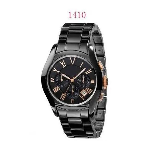 2019 miłośnicy mody AR1400 AR1401 AR1403 AR1404 AR1410 AR1411 AR1416 AR1417 Ceramic Chronograph Watch Original Box CER290Z