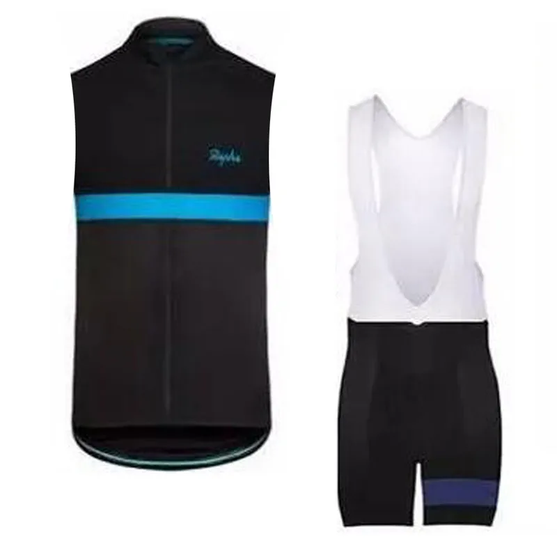 RAPHA team Cycling Sleeveless jersey Vest bib shorts sets bike wear Clothes MTB uniform bicycle Maillot Culotte E3112