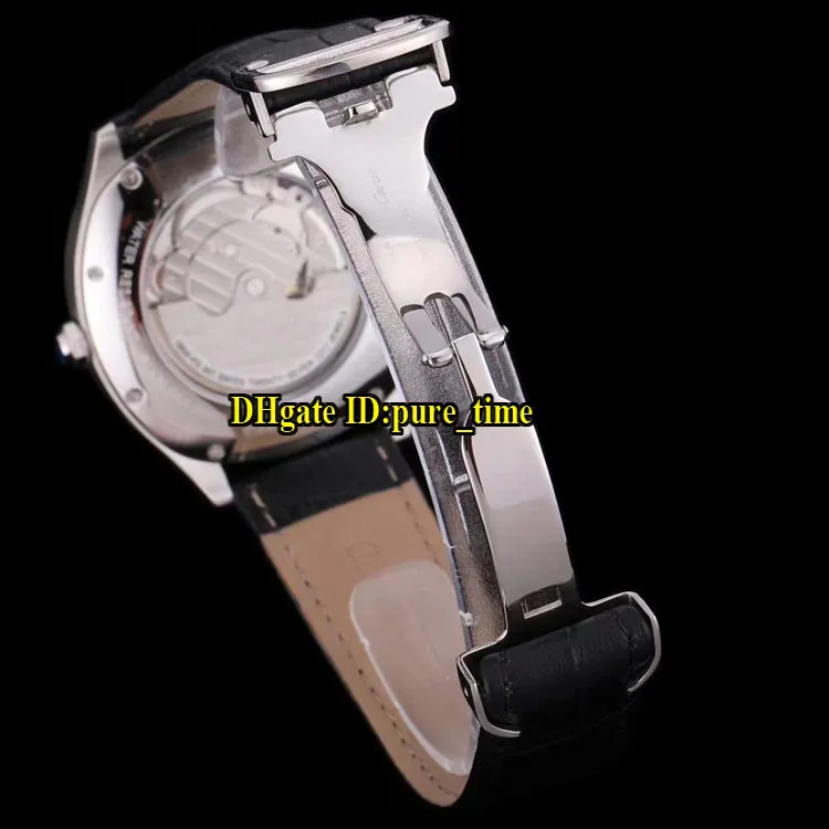 Nuovo economico 40mm Drive De Date WSNM0004 asiatico 1731 automatico bianco orologio da uomo cassa in acciaio argento cinturino in pelle da uomo di alta qualità Wat255B