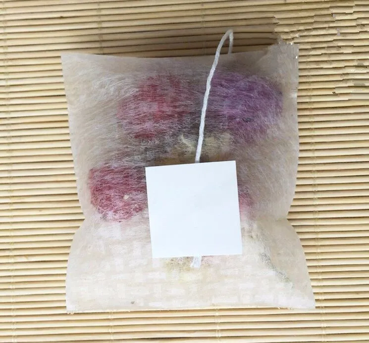 PLA biodegradowane filtry herbaty torby z herbatą z włókna kukurydzianego Czworokąt Piramida Kształt Filtr cieplny Worki filtra