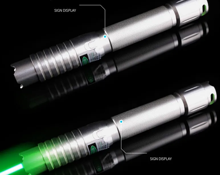 Super 532nm Green Laser Pointer Flashlight Shape Big Portable Laser Lazer Pointer 15000m with Caps Powerful