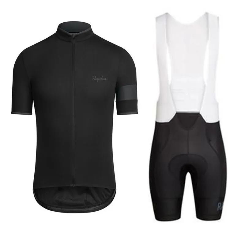 2020 Rapha Short Sleeve Pro Team Cycling Jersey Set Ropa ciclismo Maillot Bicycle Clothing Bike Pad shorts Sportwear Y201121063234