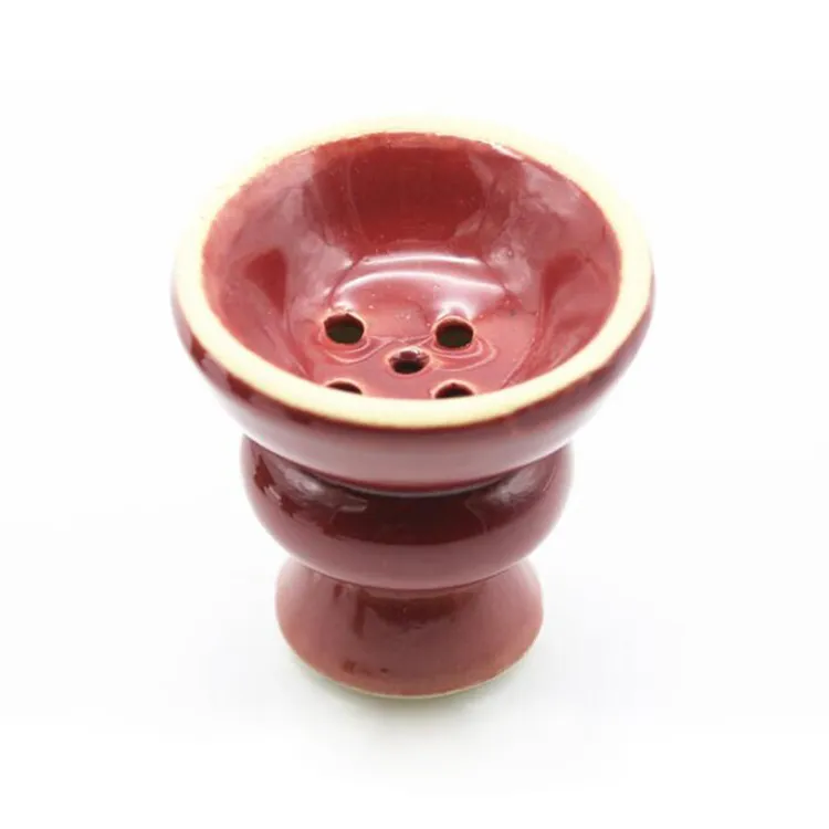 Ceramic Hookah Bowl Phunnel Bowls Hookah Wee Two Grid Head Shisha Bowl Herb Ferris Bowl Hookahs
