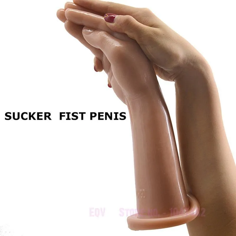 New Fist Dildo grande mano dildo grande plug anale giocattoli erotici del sesso enorme dildo braccio fisting donne lesbiche masturbarsi flirtare sex shop Y1892002