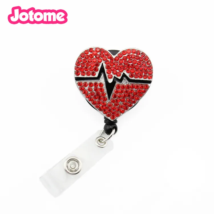 10st Mix Style Medical Yoyo Infällbart Badge Pull -rull Rulle sjuksköterska bröstcancer medvetenhet rosa band -id arbetshållare250o