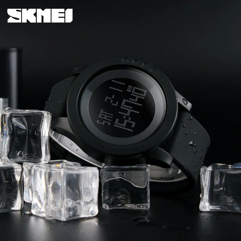 SKMEI мужские спортивные часы на открытом воздухе, мужские светодиодные цифровые наручные часы, мужские водонепроницаемые часы с будильником, хронографом, модные повседневные часы 11423088