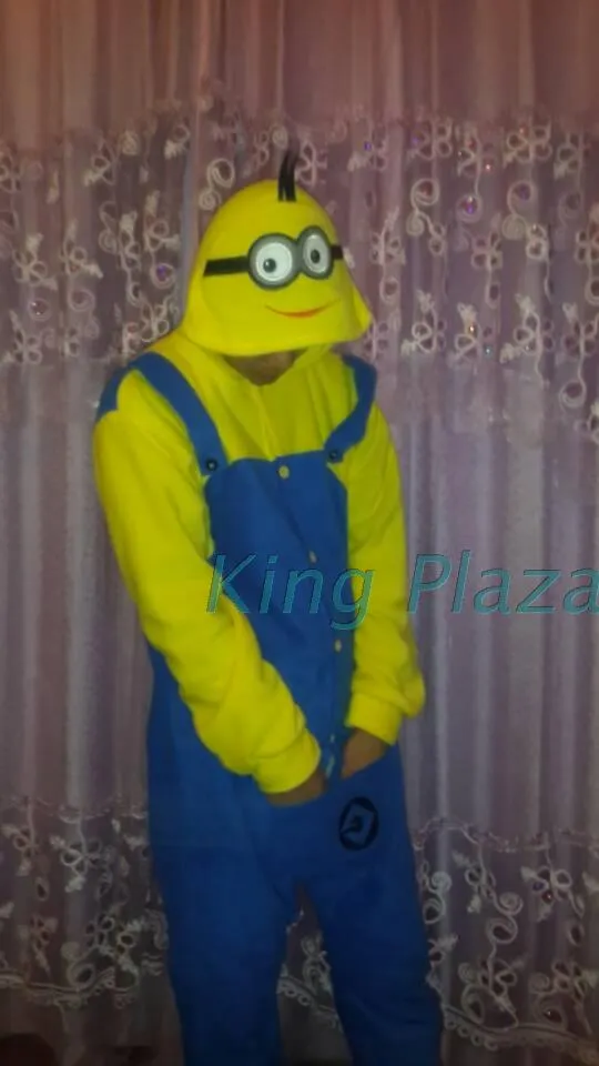 Cosplay Despyable One Oko w usta żółty jeden kawałek piżamowy bajamie unisex dorosły kostium Jorge piżama piżama kreskówkowe zwierzęta Costum 267z