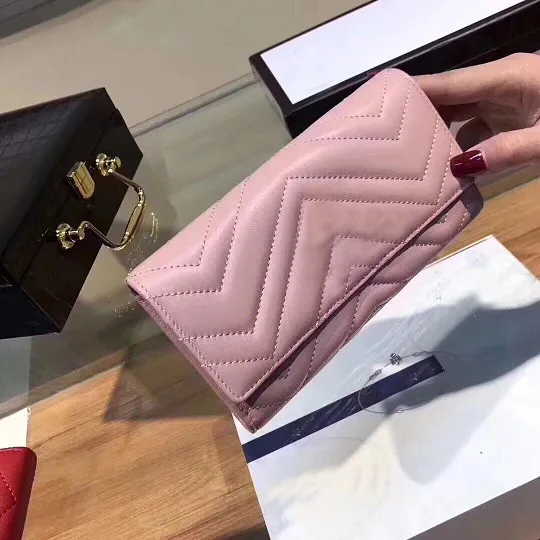 Ny ankomst mode kvinnor plånbok handväska minispåsar kopplingar 19 cm plånbok exotics med lådmottagning 298f