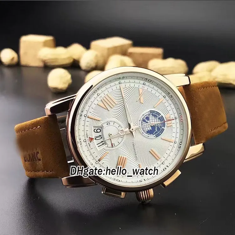 4810 série grande data u0114856 mostrador branco japão quartzo cronógrafo masculino relógio de aço inoxidável banda cronômetro senhores novos relógios226z
