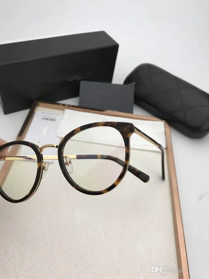 Neue Brillengestelle für Damen und Herren, Markendesigner-Brillengestelle, Designermarken-Brillengestelle, klare Gläser, Brillengestelle oculos CH2132 und Box