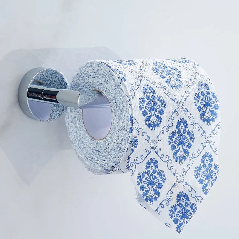 Stainless Steel Paper Holder Kitchen Hanger Tissue Roll Towel Rack Toilet Bathroom Accessories Hanging Organizer Storage Holder