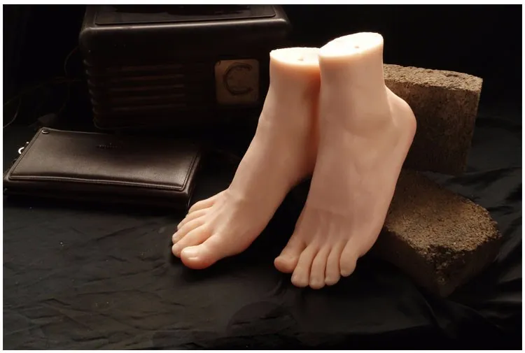 Najnowszy wielki styl męski manekin silikonowy Model stopy manekina 3113