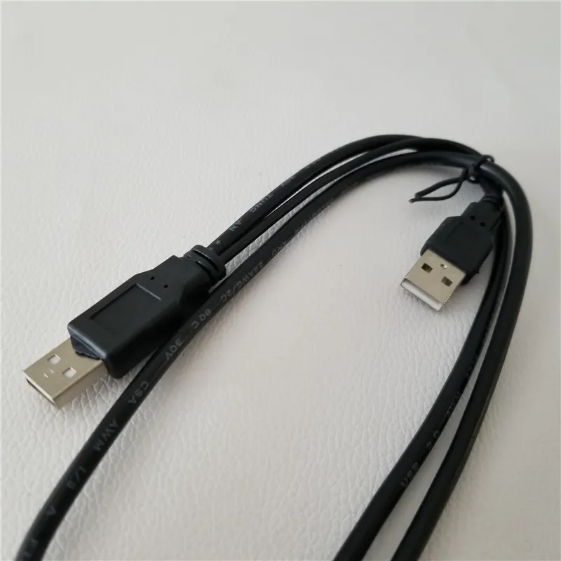 USB 3.0 Maschio da 1 a 2 USB Male ESTENSIONE DEGLI ALTENZIONE DI ALIMENTAZIONE BLACO DIVERSI