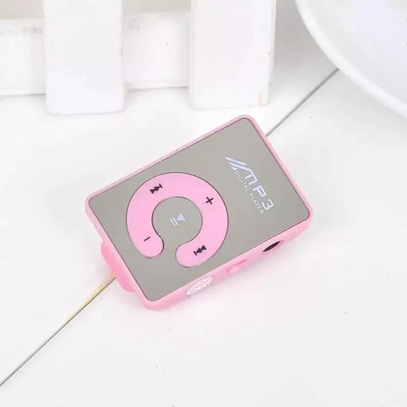 2017 New Mini Clip USB Digital Mp3 Music Player Sport MP3 With Micro SD TF Card Slot MP3 Player  Only a player without USB  