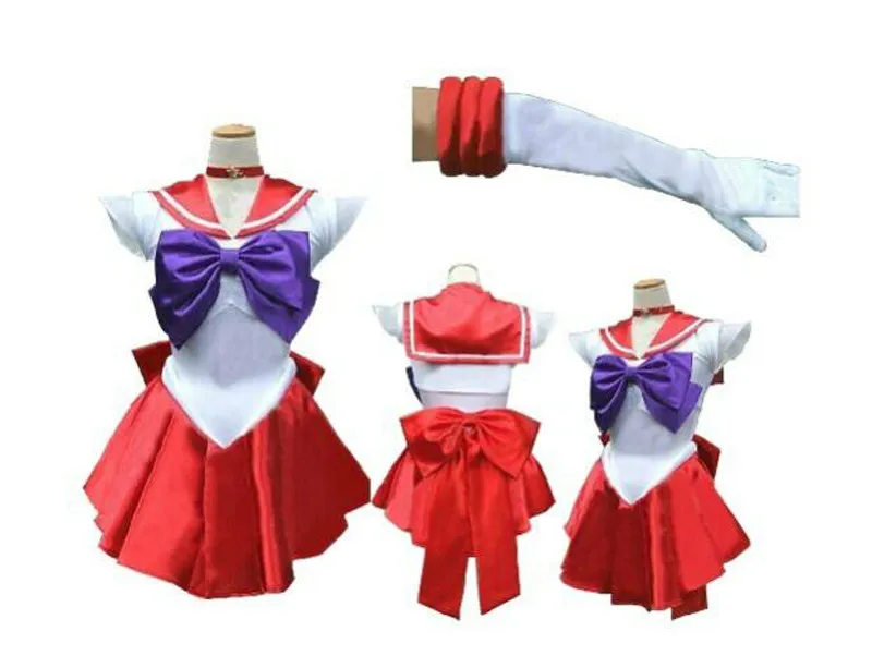Multi Colors Ladies Sexy Sailor Moon Costume Anime Cosplay Clothing Girl Sailor Uniform Halloween Party Performance Costume