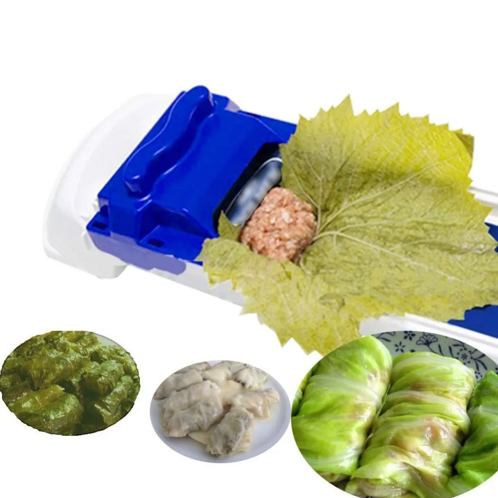 Creative Grape Cabbage Leaf Basil Leaves Rolling Tools Machine For Sushi Maker Kitchen Bar Tools202U
