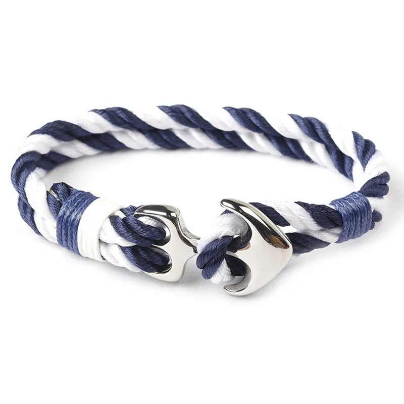 Women Men's Fashion Nautical Rope Bangle Bracelets Wristband Friendship Favor Gift for Him Her239p