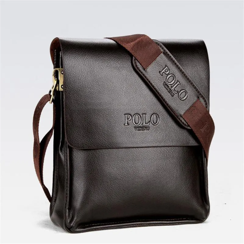 Herren Aktentasche Business Bags Casual Business PU Leder Herren Messenger Bag Vintage Herren Crossbody Bag Bolsas Black Brown Sho280w