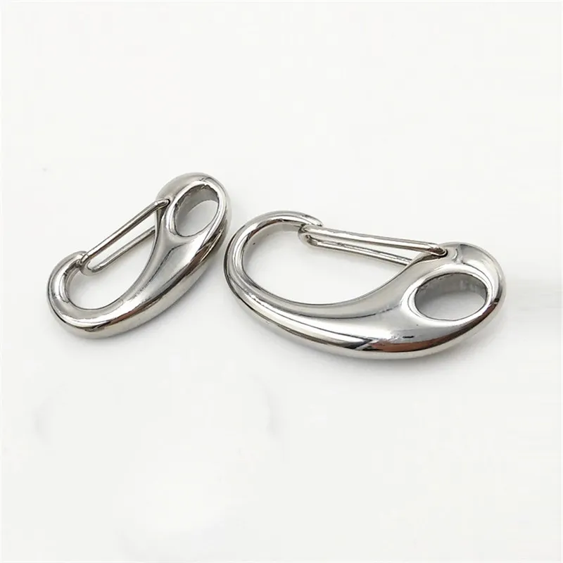 15-50mm bag clasps robster divel clips clips stan stan steel hook for diy keychain parts251r