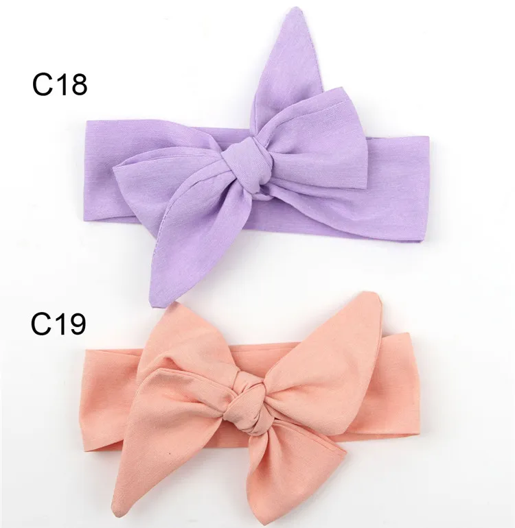 Nuevo Multi estilo Banda para el cabello para niños bebés niñas arco iris bowknot cinta para el cabello regalo de los niños DIY Arcos para el cabello Accesorios de control ondulado T1G115