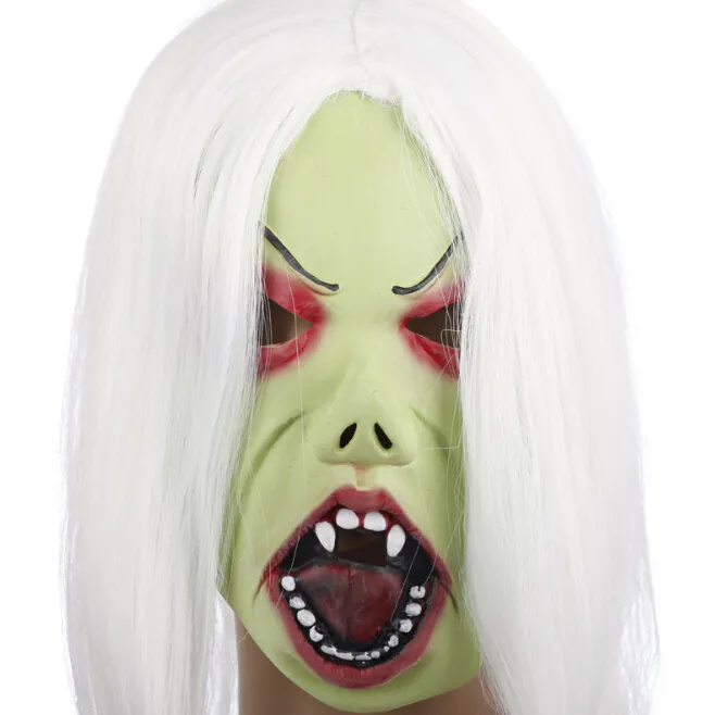 Cosplay Wig Scary Mask Banshee Ghost Halloween Kostuum Accessoires Kostuum Wig Party Masks342K