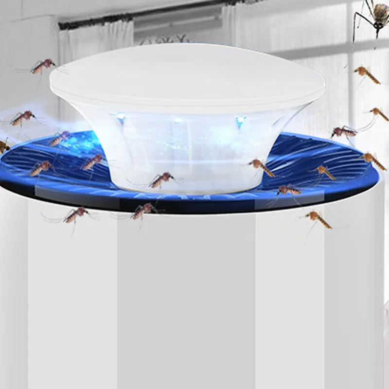 Lámpara de asesino de mosquitos USB Pocatalyst Insect Killer Light Light UV Lighting Bug Zapper Fly Insecto Mosquito Trap2918