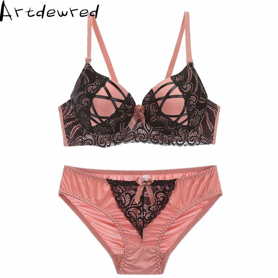 Sexy Bra Set High Quality Bra Panty Sets Solid Patchwork Lace Underwear Set  For Women Push Up 80 85 90 95 100 BC Cup Intimate Y18101502 From  Zhengrui03, $6.9