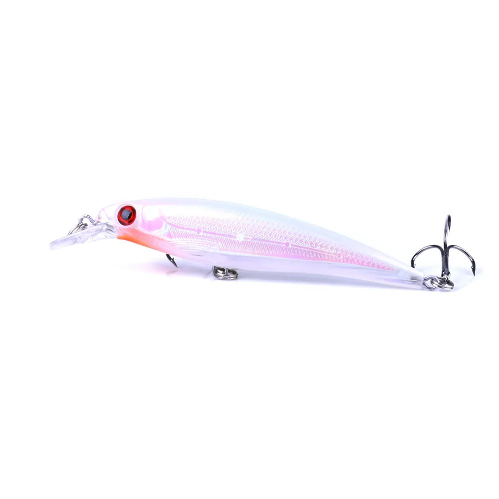 new minnow lures fishing tackle 11CM-13 4G 4#hooks Diving Depth plastic fishing luresMI027260k