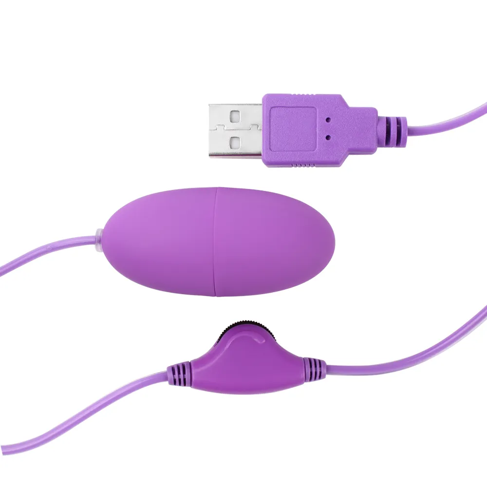 IKOKY Mini Bullet Vibromasseur Vitesse Réglable USB Vibromasseur Sex Toys pour Femmes Puissant Oeuf Vibrant Clitoris Stimulateur S921