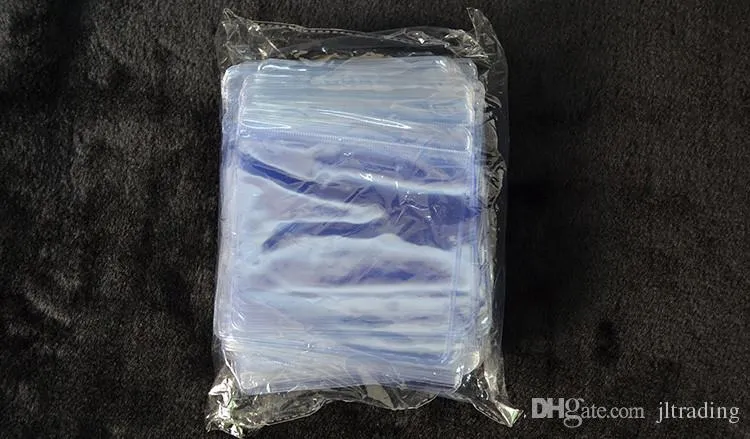 100 Stück transparente, selbstdichtende Plastiktüten mit Reißverschluss, transparente Verpackungsbeutel, PVC-Schmuck, Geschenk-Verpackungsbeutel, Schmuckbeutel243S