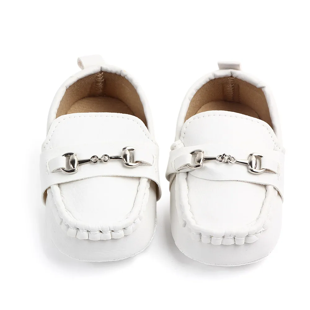Nouveau-né bébé garçon chaussures mode semelle souple bébé chaussures en cuir infantile chaussures décontractées pour garçons bambin bébé mocassins
